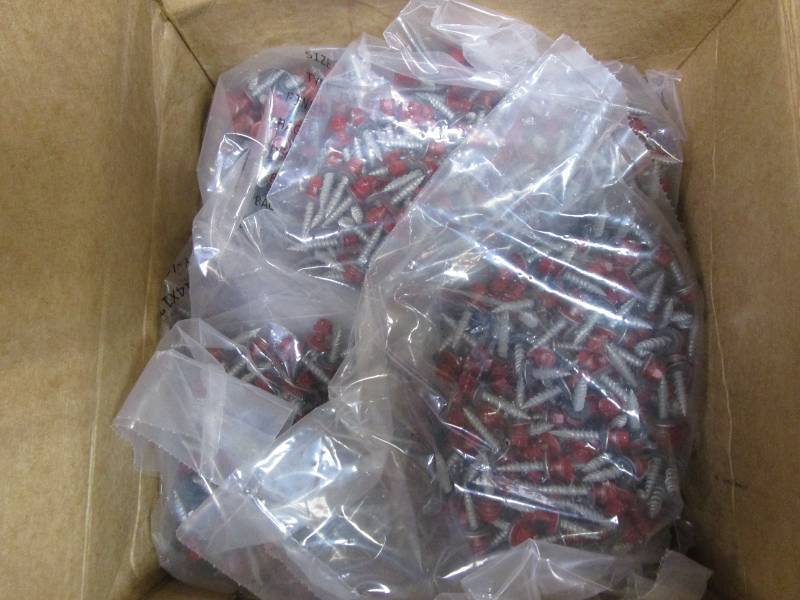 HWH Ply-Lox Sealer Hex Head Screw 10-14 x 1 in Brite Red (QUANTITY 3000)