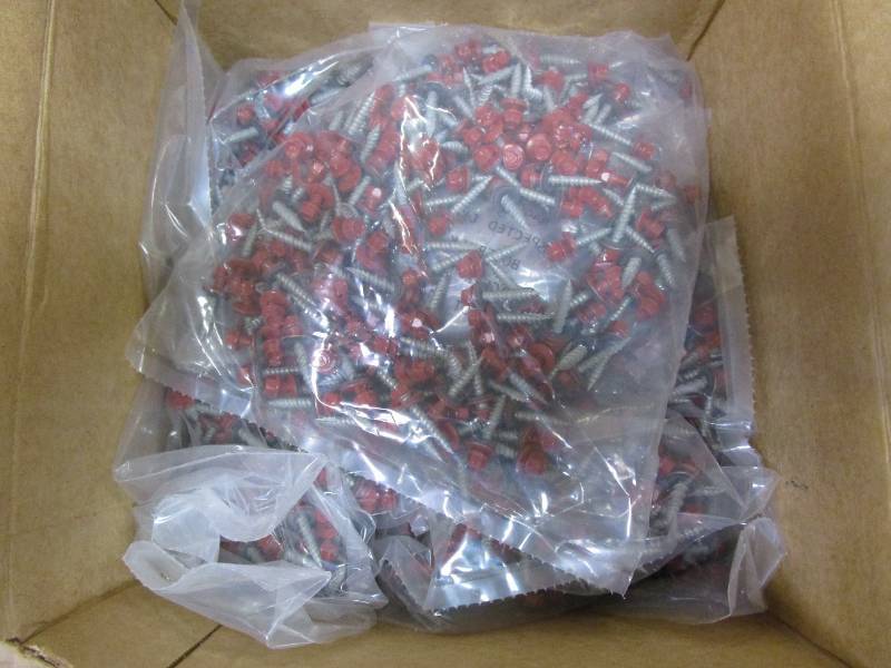 HWH Ply-Lox Sealer Hex Head Screw 10-14 x 1 in Red (QUANTITY 3000)