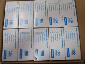 Disposable Vinyl Powder Free Gloves - Size XXL (BOX OF 1000)