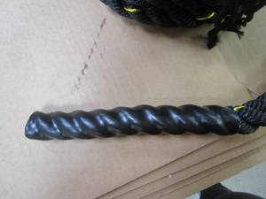 Heavy Duty Black & Gold Rope (UNKNOWN LENGTH)