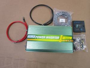 EDECOA 2000 Watts Power Inverter 12V DC to 110V AC Power Converter with Remote Controller with USB (OPEN BOX)