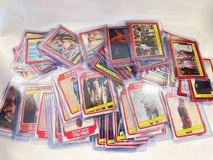 Large Lot of Vintage Star Wars Cards