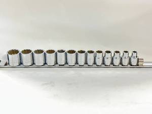 13pc Truecraft Made in Japan Socket Set 7-19mm