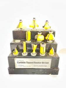 11pc Carbide Router Bit Set