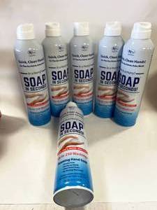 Lot of 6 Soap in Seconds ($14.95 Retail Each)