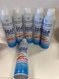 Lot of 6 Soap in Seconds ($14.95 Retail Each)