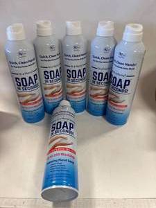 Lot of 6 Soap in Seconds ($14.95 Retail Each)