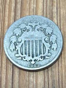 1882 Shield Nickel