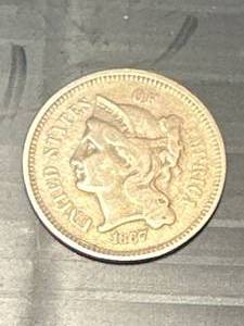 1867 Three Cent Piece