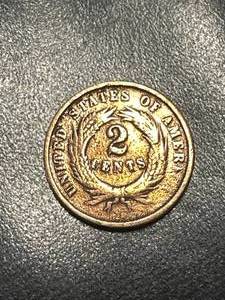 1865 Two Cent Piece