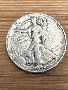 1945 Walking Liberty Half Dollar