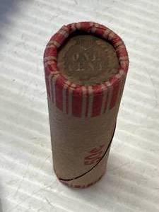 Unsearched Roll of Wheat Pennies
