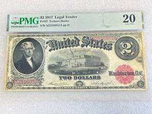 1917 $2 Bill (very fine)