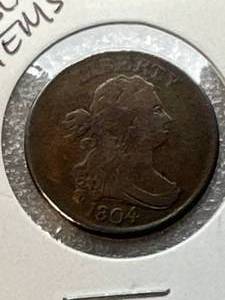1804 Half Cent Penny (219 Years Old)