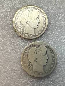 Lot of 2 Barber Quarters