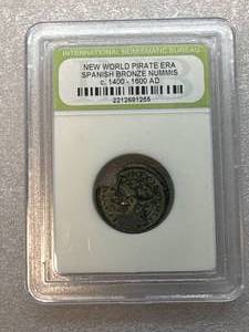 Spanish Bronze Coin c.1400-1600