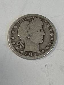 1914 Barber Quarter