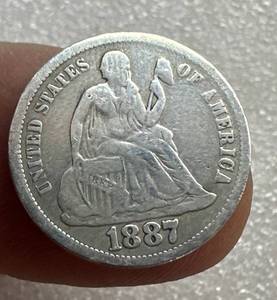 1887 Seated Liberty Dime