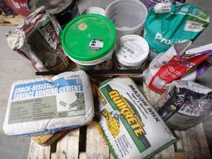 lot 33 image: Cement and Concrete Mix and Buckets