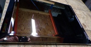 lot 43 image: Kichler Chrome Frame Vanity Mirror