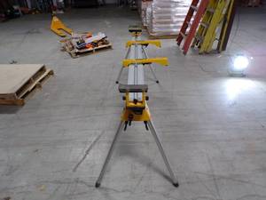 lot 19 image: DEWALT Miter Saw Stand - Heavy Duty