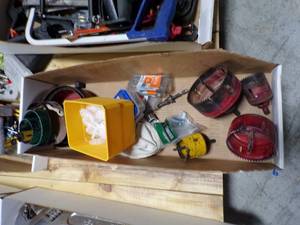 lot 23 image: Huge Assortment of Saws and Other Tools and Supplies