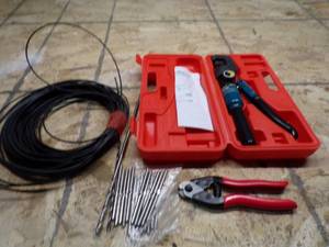 lot 46 image: Cable Rail with Crimp Tool