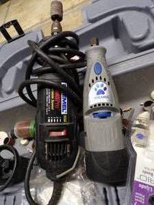 lot 48 image: 2 - Dremel Tools with Accessories