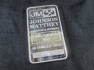 Johnson Matthey 10 Ounces Troy Fine...