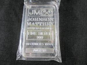 Johnson Matthey 10 Ounces Troy Fine...