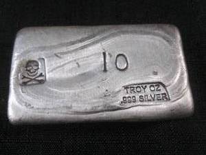10 Troy Ounce .999 Silver Bar...