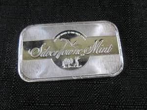 One Troy Ounce .999 Fine Silver Bar...