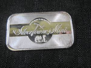 One Troy Ounce .999 Fine Silver Bar...
