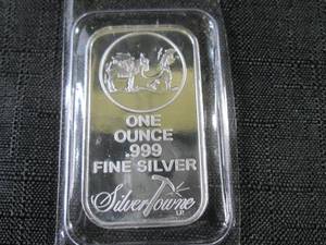 One Ounce .999 Fine Silver Bar Silv...