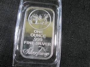 One Ounce .999 Fine Silver Bar Silv...