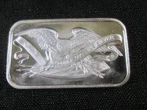 1 Ounce .999 Fine Silver Bar Silver...