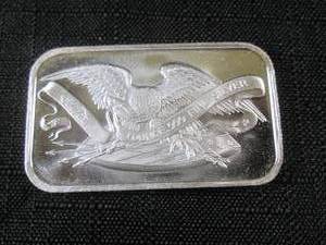 1 Ounce .999 Fine Silver Bar Silver...