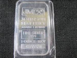 1 Troy Ounce .999 Fine Silver Bar J...