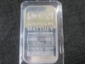 1 Troy Ounce .999 Fine Silver Bar J...