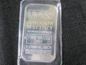1 Troy Ounce .999 Fine Silver Bar J...
