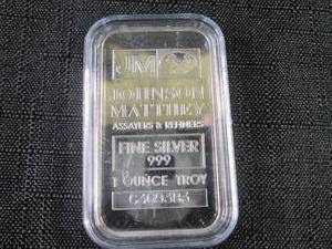 1 Troy Ounce .999 Fine Silver Bar J...