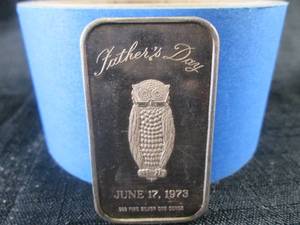 One Ounce .999 Fine Silver Bar Fath...