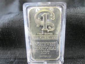 1 Troy Ounce .999 Fine Silver Bar N...