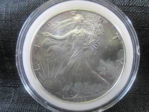 1993 Silver American Eagle $1.00 Co...