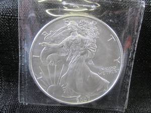 2007 Silver American Eagle $1.00 Co...