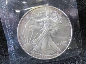 2014 Silver American Eagle $1.00 Co...