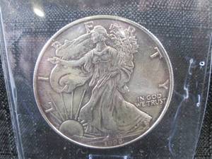 1998 Silver American Eagle $1.00 Co...