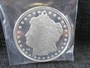 One Troy Ounce .999 Fine Silver Mor...