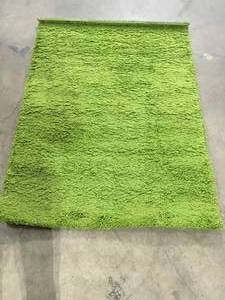 Solid Shag Grass Green 4 ft. x 6 ft. Area Rug by Unique Loom  Customer Returns See Pictures