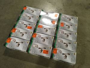 Lot of Castle Satin Nickel Entrance Door Handleset with Hartford Interior Knob by Defiant  Customer Returns See Pictures